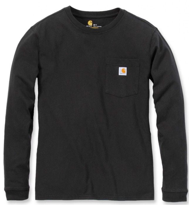 Carhartt W's Workwear Pocket L/S T-Shirt Black