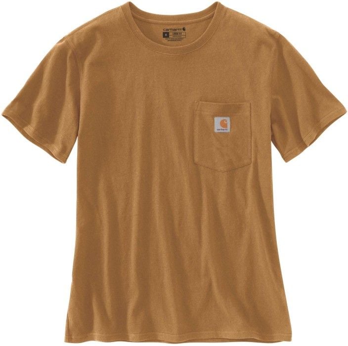 Carhartt W's Workwear Pocket S/S T-Shirt Carhartt® Brown