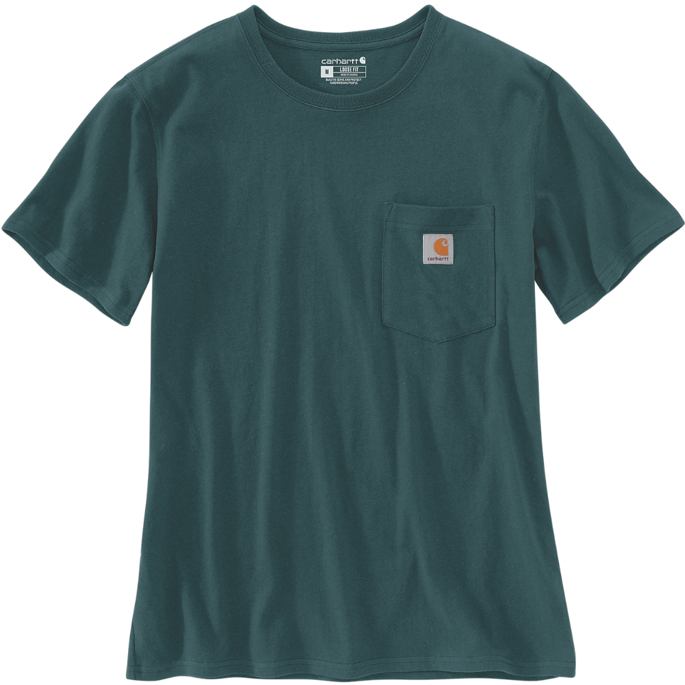 Carhartt W's Workwear Pocket S/S T-Shirt Greenstone