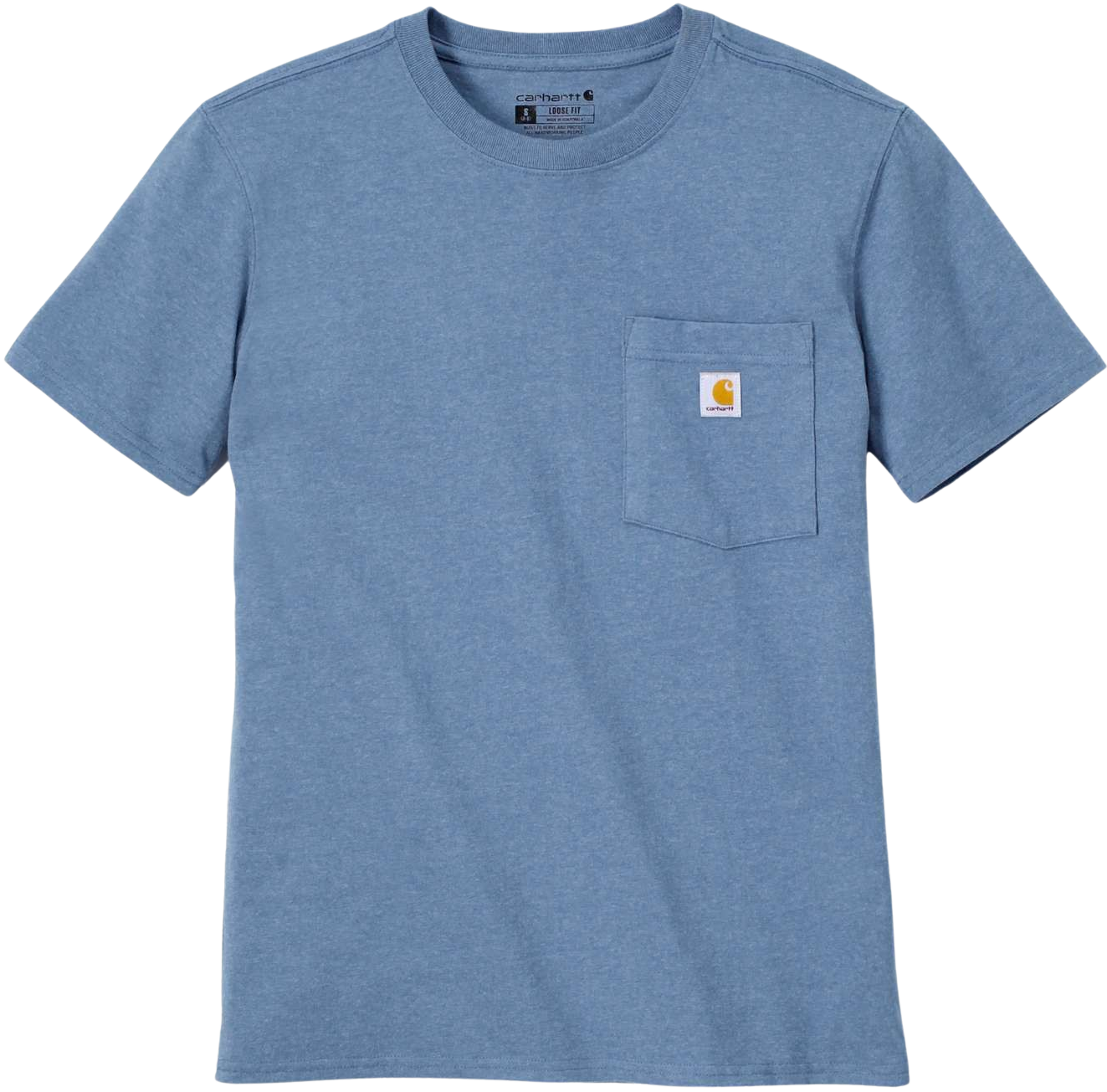 Carhartt W's Workwear Pocket S/S T-Shirt Thundercloud Heather