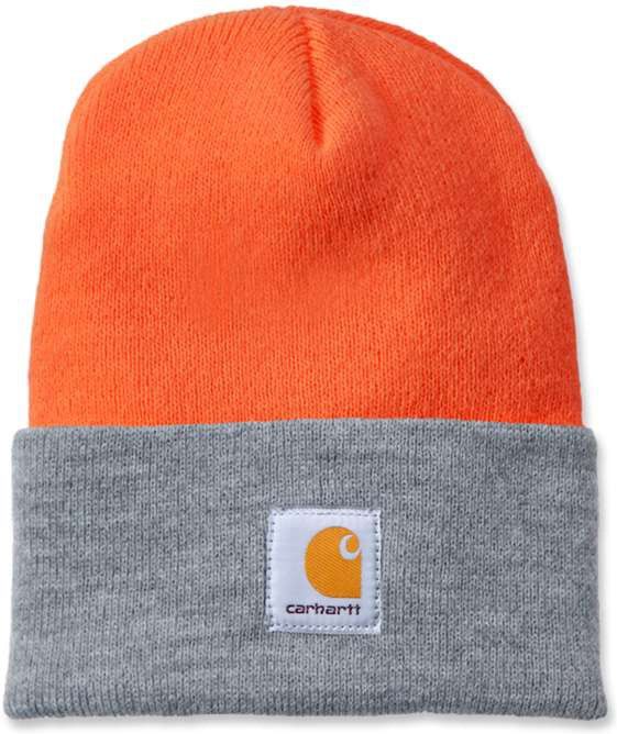 Carhartt Watch Hat Bright Orange/H.Grey