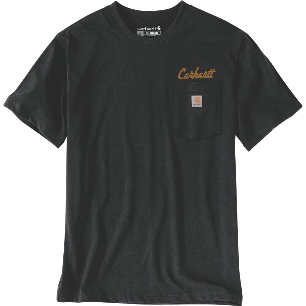 Irvine Relaxed Hard Work T-Shirt Black