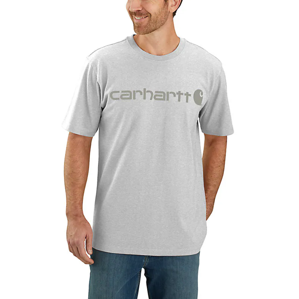 M's Dearborn Relaxed Logo T-Shirt Heather Gray/Gray