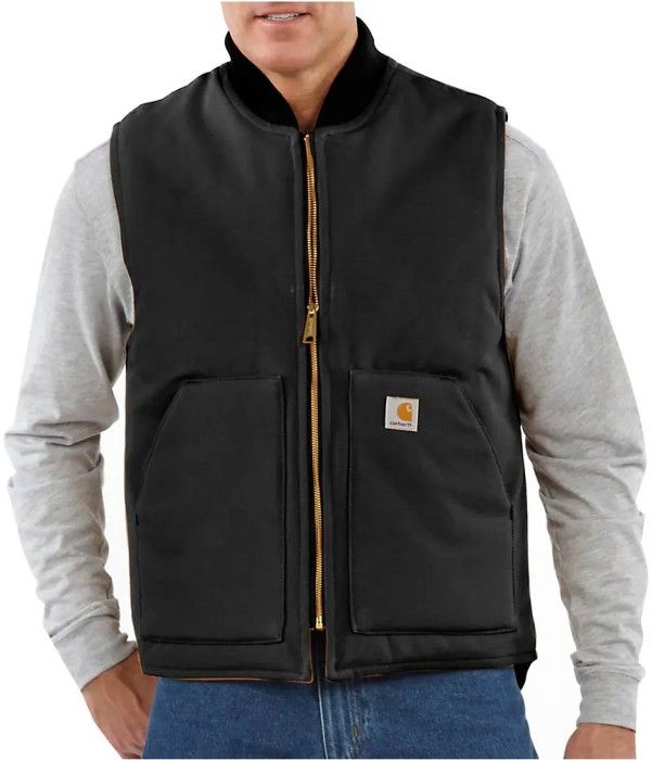 M's Insulated Rib Collar Vest Carhartt® Black