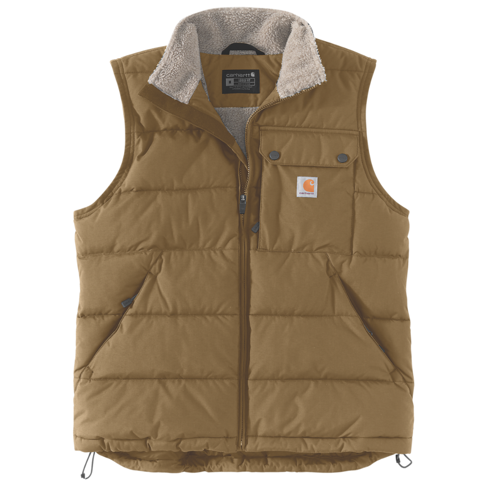 M's Loose Fit Midweight Insulated Vest Oak Brown