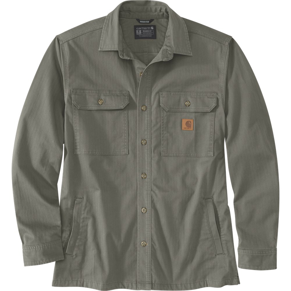 M's Newcastle Shirt Jac Dusty Olive