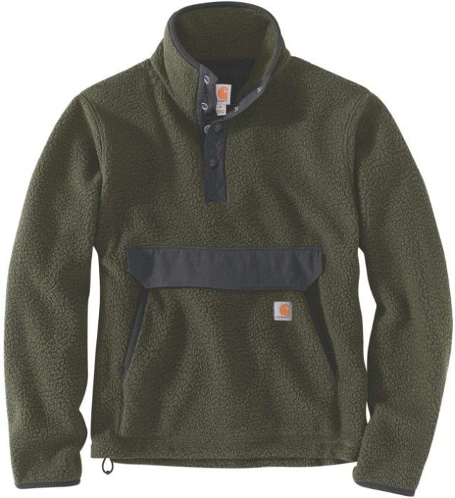 M's Relaxed Fit Fleece Pullover Basil Heather