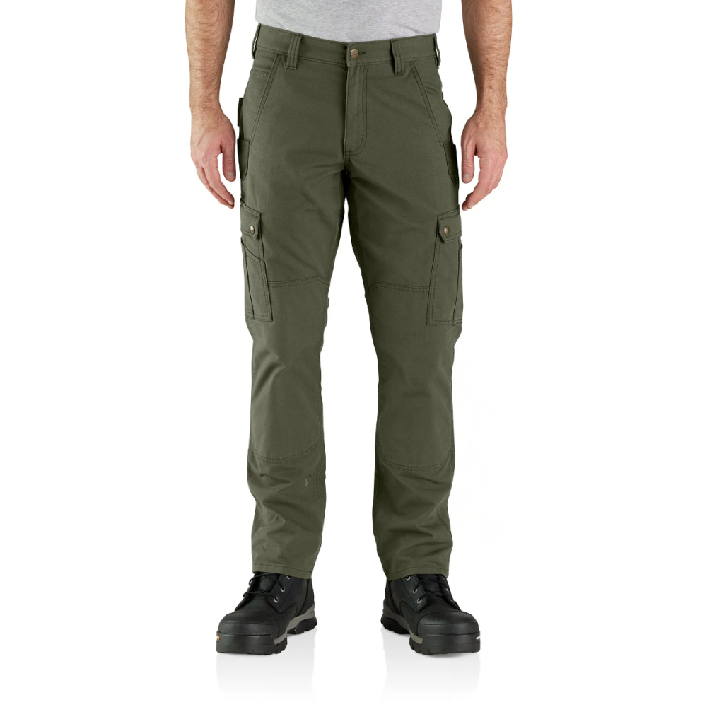 M's Relaxed Straight Ripstop Double Front Cargo Pant Basil