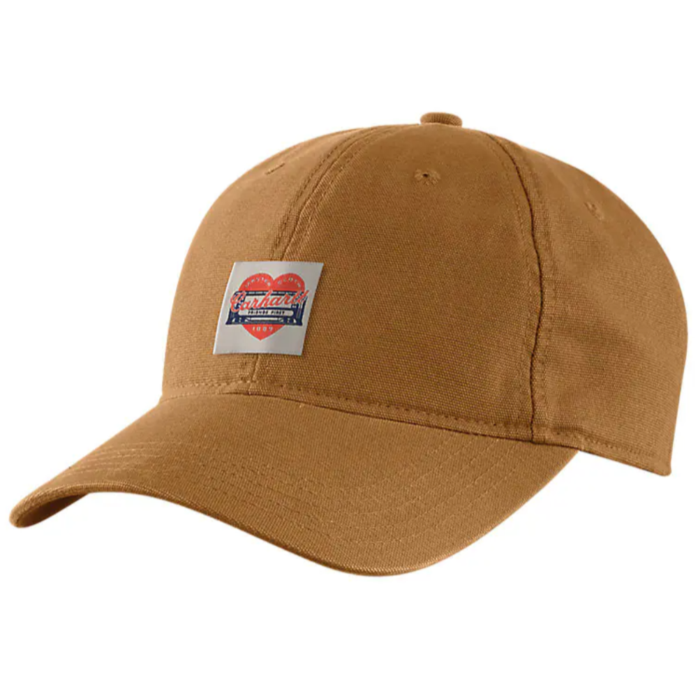 W's Heart Patch Canvas Cap Carhartt Brown