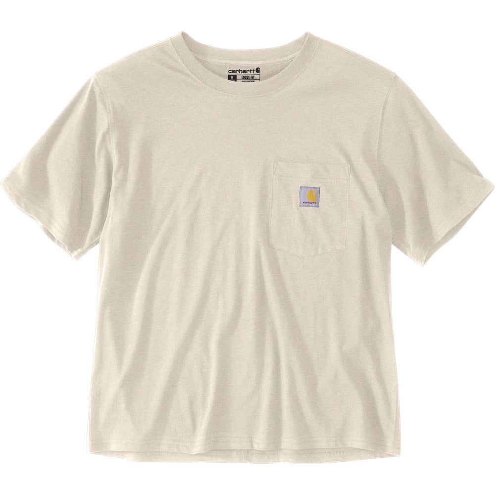 W's Tencel Fiber Series Loose T-Shirt Oat Milk Heather