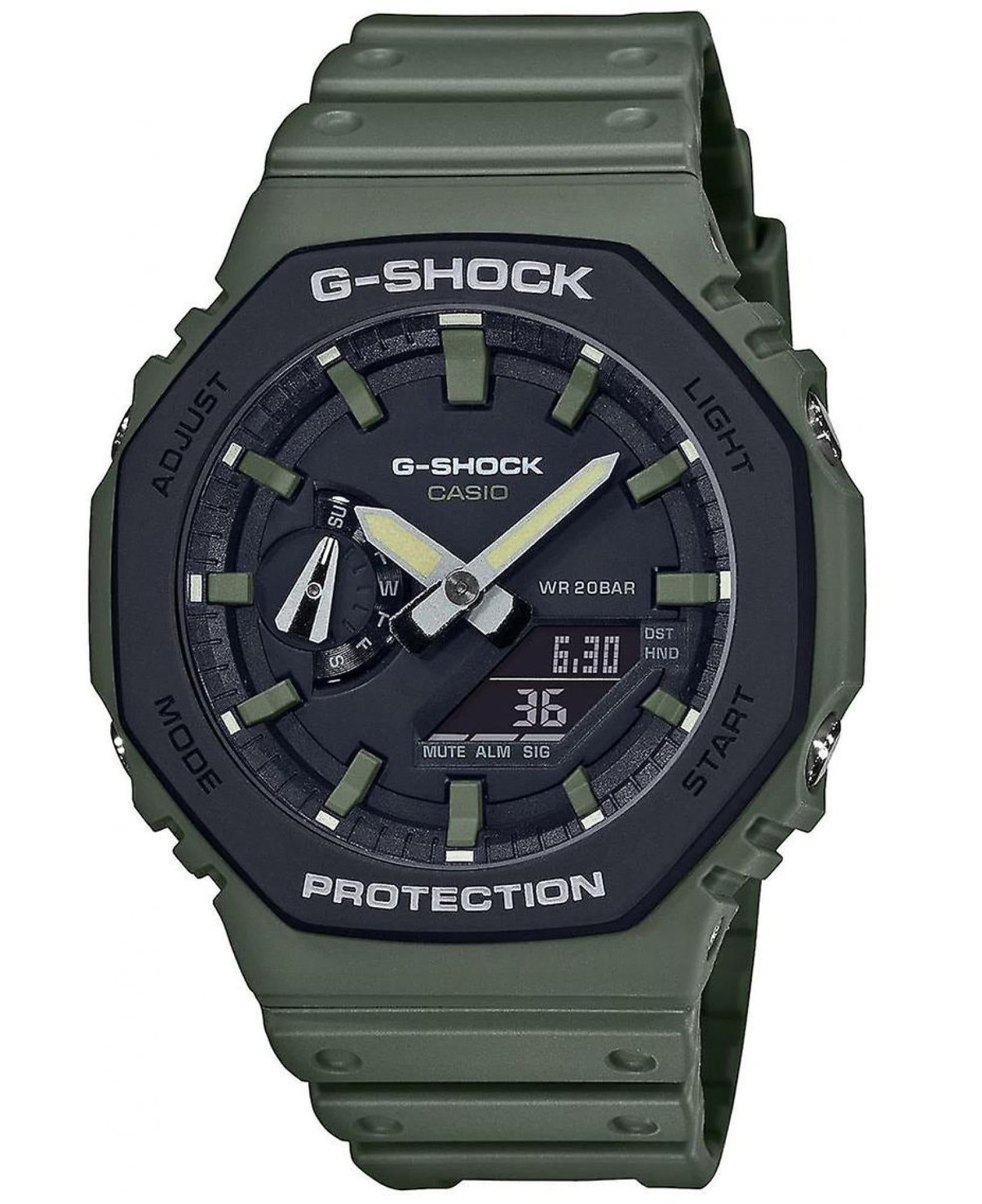 G-Shock GA-2110SU Olivengrønn