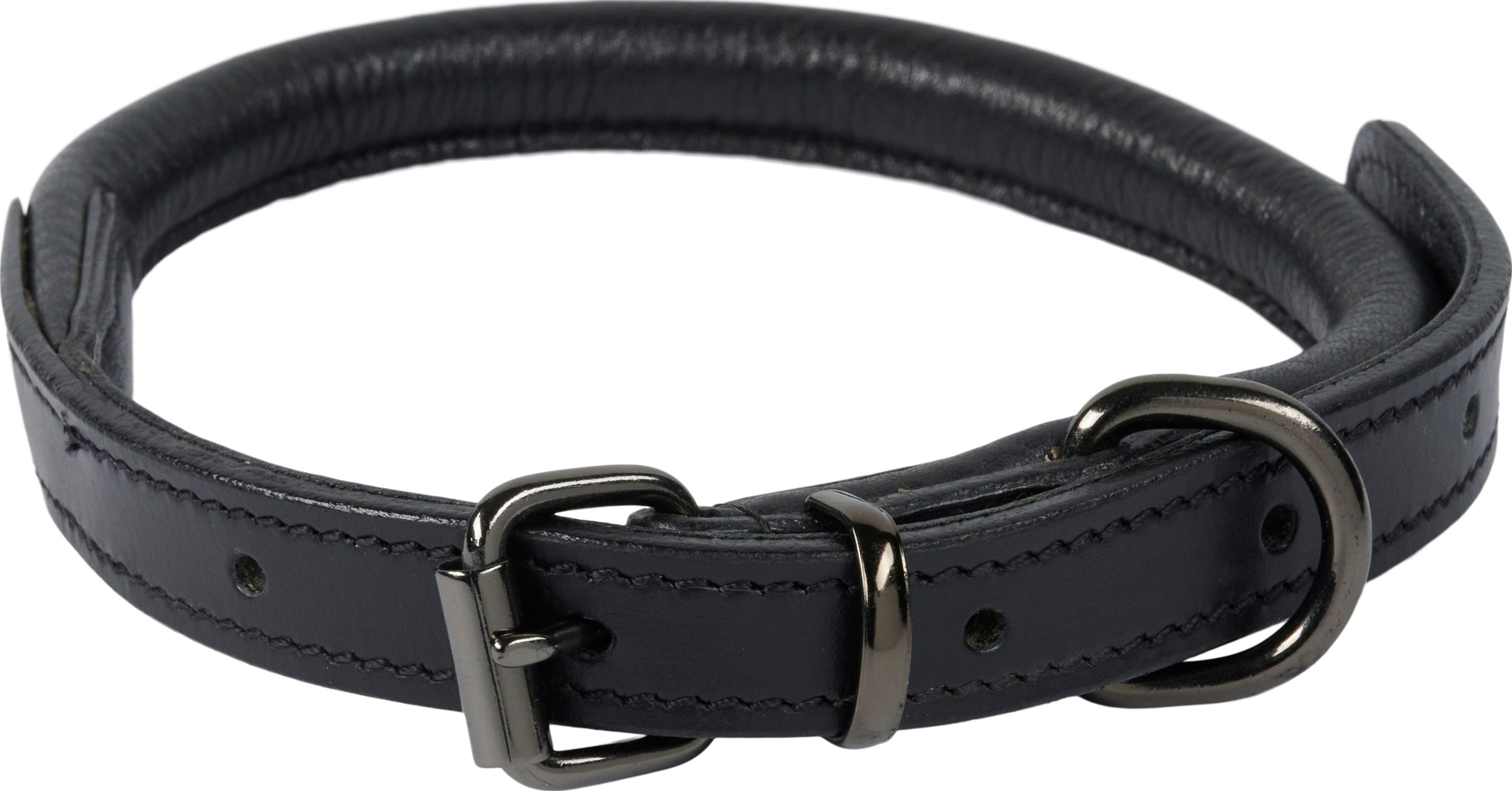 Leather Dog Collar Black