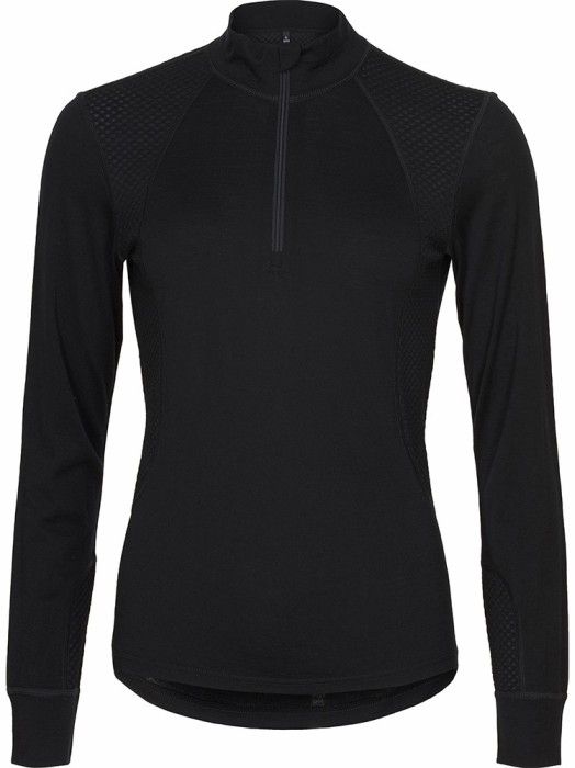 W's Madeleine Long Sleeve Halfzip Black
