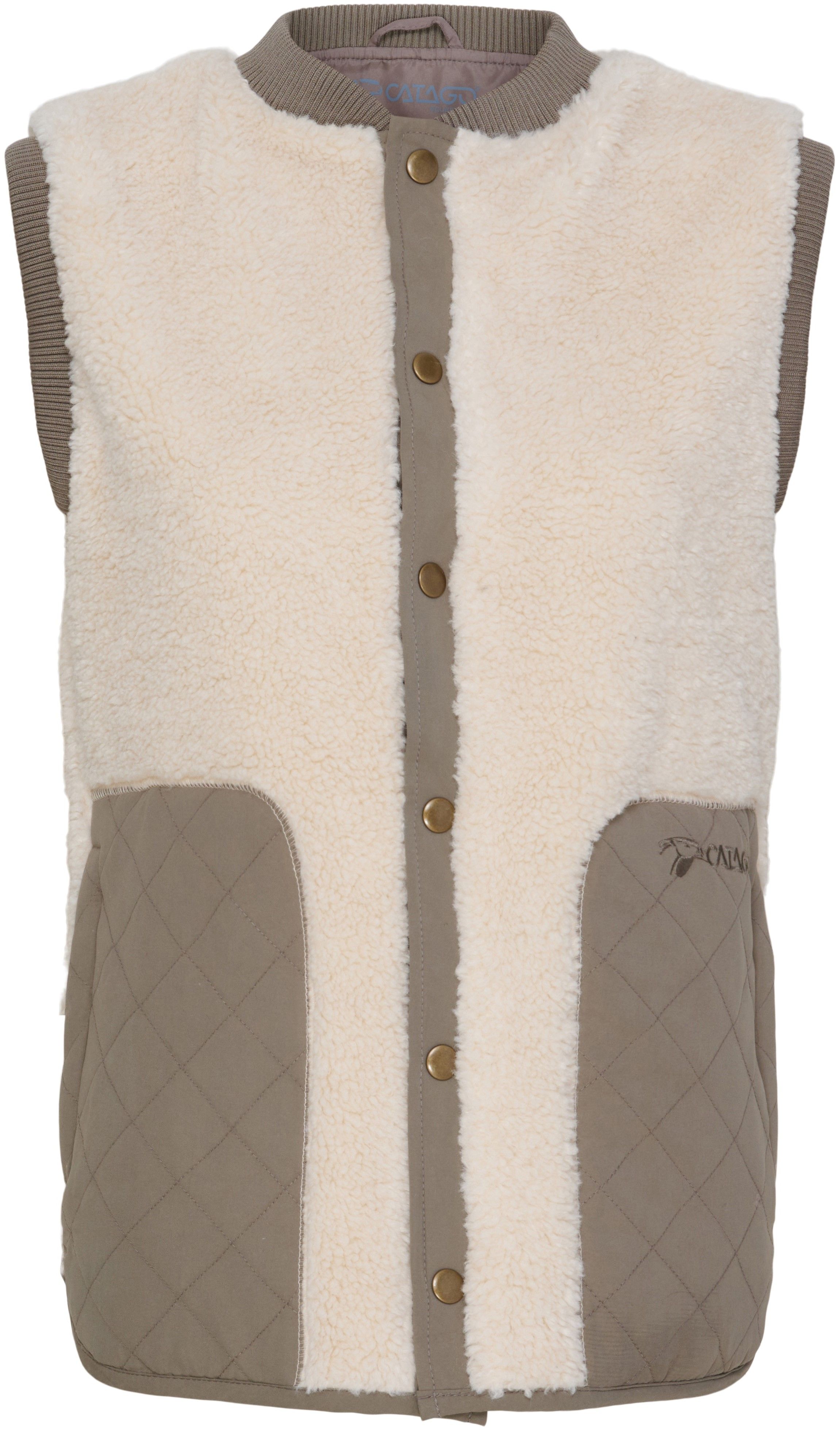 W's Paula Faux Fur Vest Sandshell