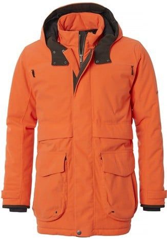 Basset Winter Jacket Men High Vis Orange