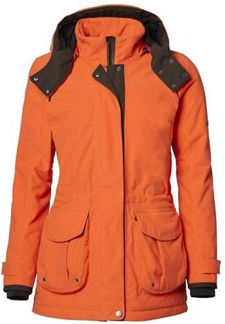 Basset Winter Jacket Women High Vis Orange