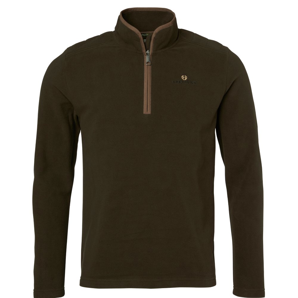 Beater Half Zip Fleece Pullover Men Dark Forest Green