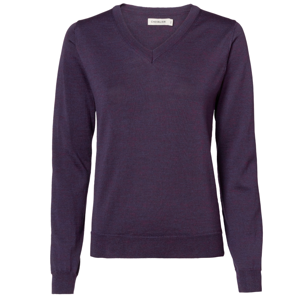 Blaise V-Neck Merino Pullover Women Fig