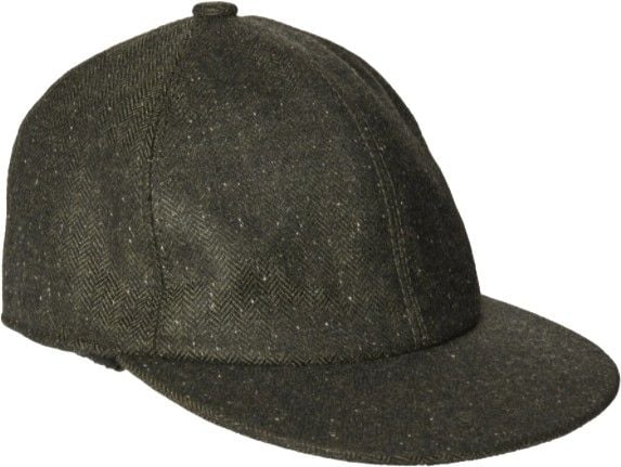 Blake Cap Dark Green Harringbone