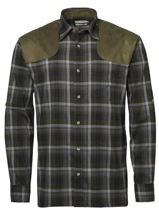 Chill Coolmax Shirt Men Fern Green Checked