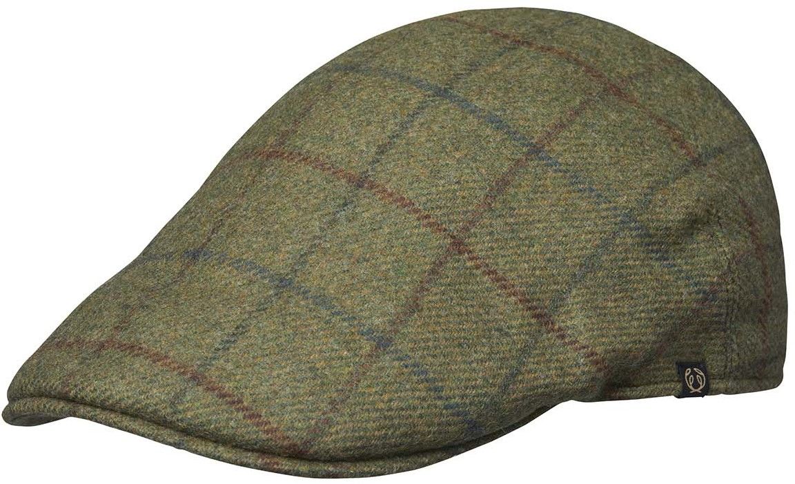 Dalton Sixpence Cap Winter Moss Checked