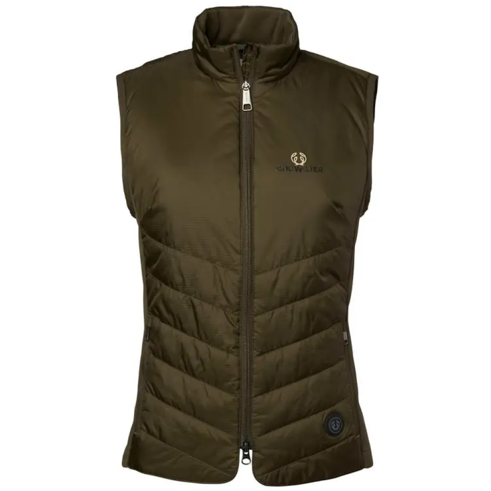 Ember Heat Vest Women Dark Forest Green