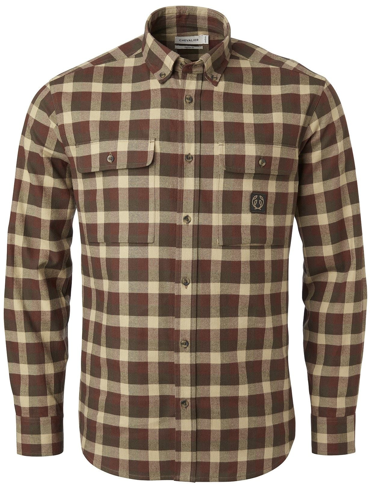 Heron Flannel Shirt Men Holly Green Checked