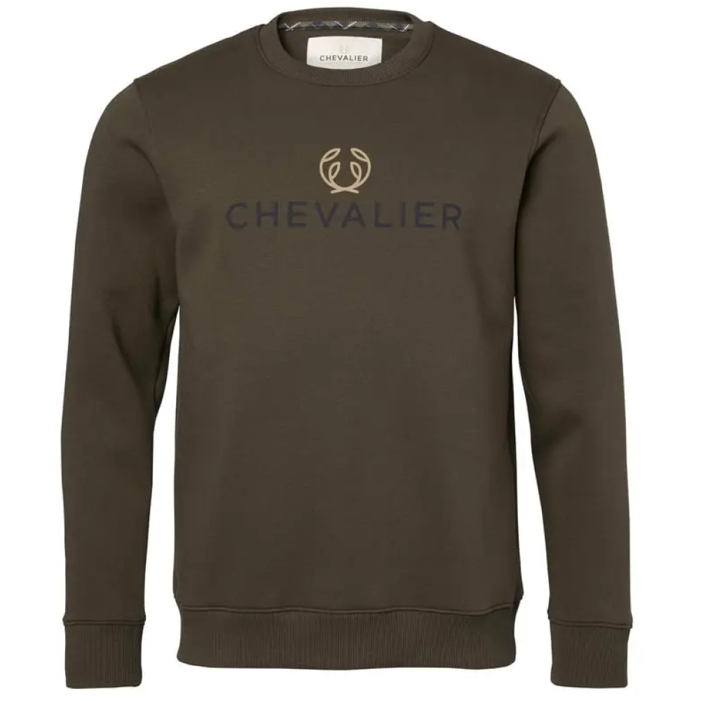 Hill Sweatshirt Men Leather Brown