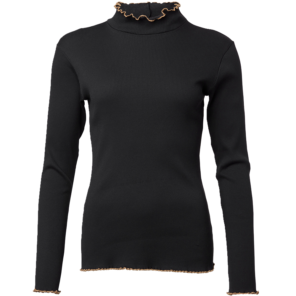 Kelly Longsleeve Top Women Black Night