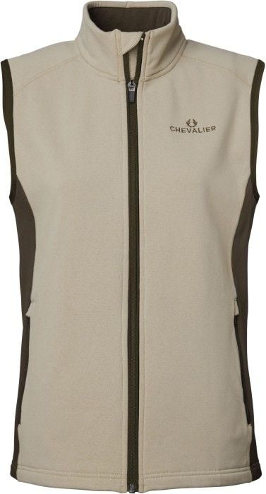Lenzie Fleece Vest Women Sand/Brown