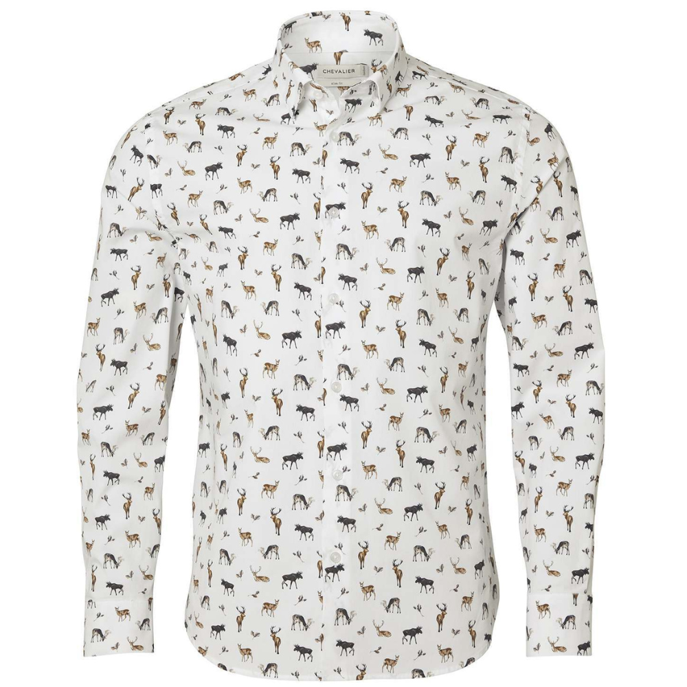 M's Danson Contemporary Fit Shirt Royal Family Print