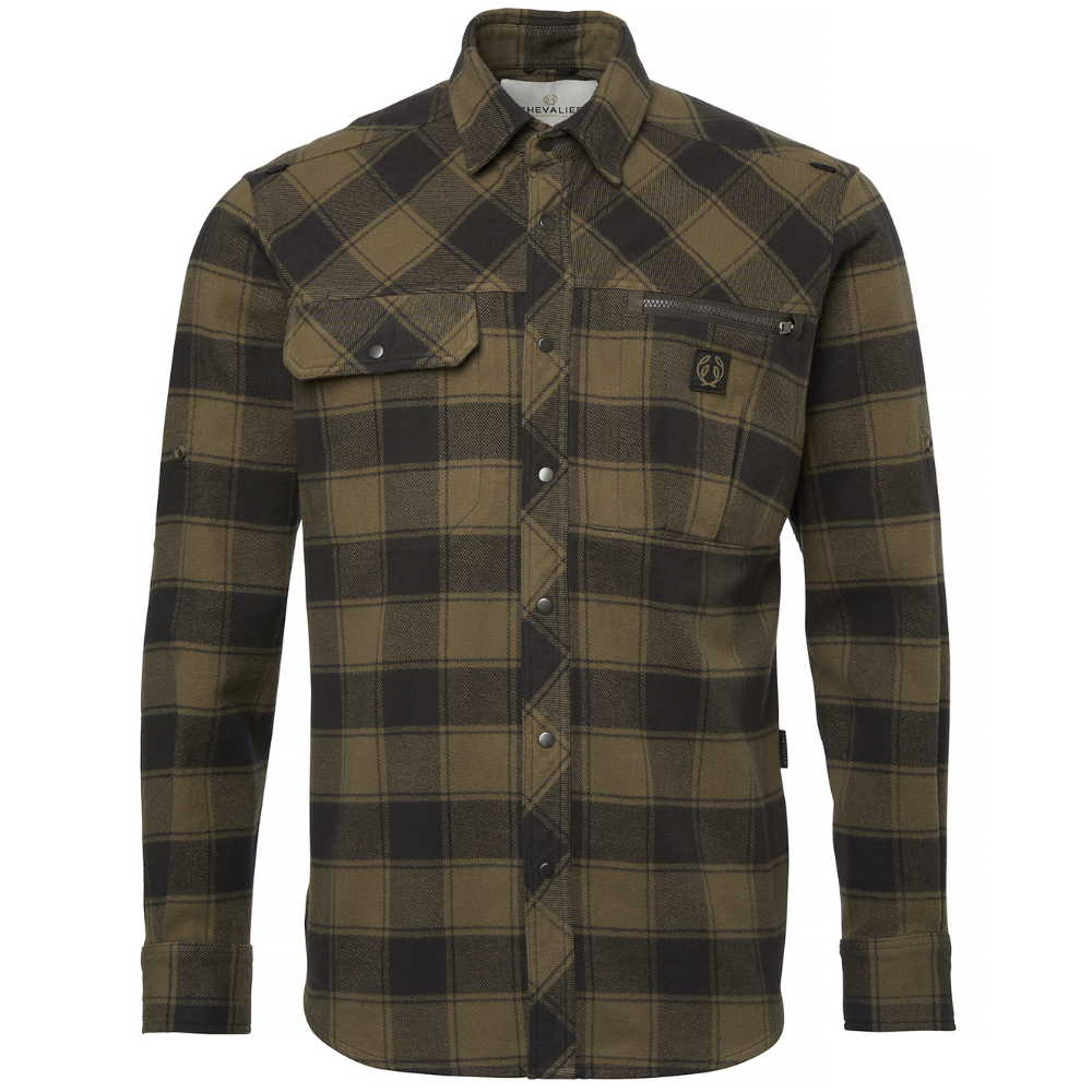 M's Raptor Heavy Flannel Shirt Kodiak Brown Checked