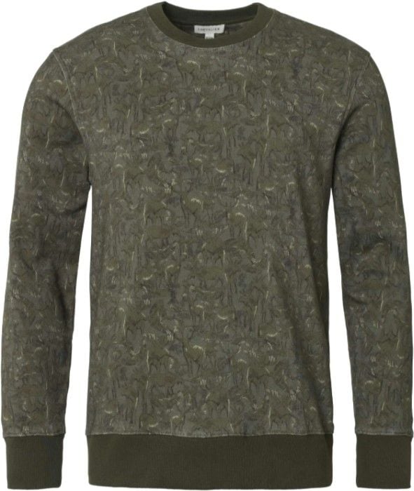 Norton Sweatshirt Men All Over Elk Dark Green