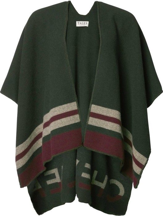 Penrose Poncho Dark Green