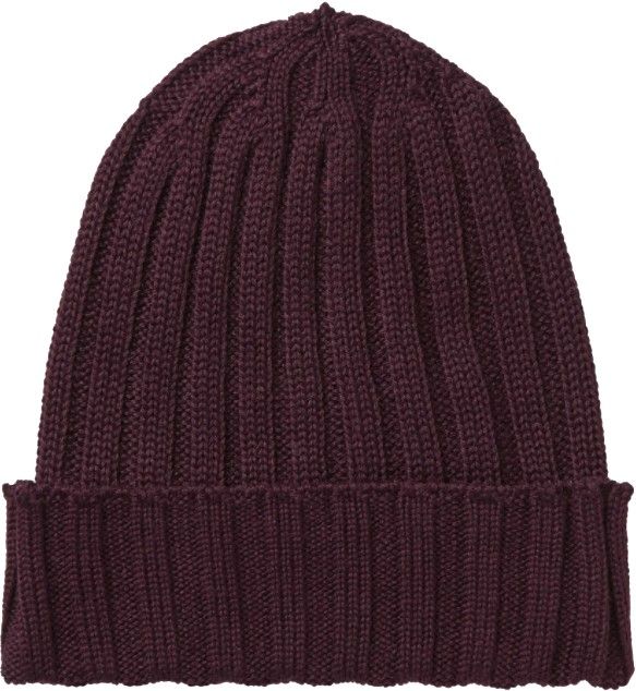 Point Beanie Wine Red
