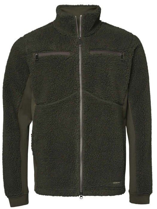 Root Wool Pile Jacket Men Midnight Pine