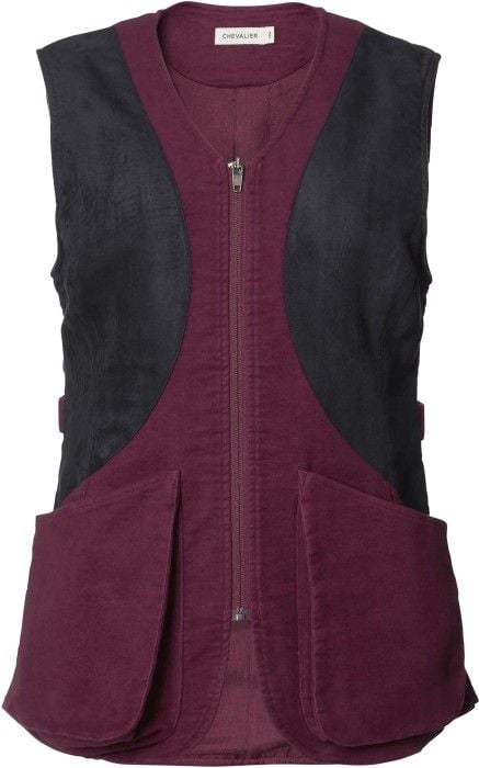 Target Shooting Vest Women Wine Red