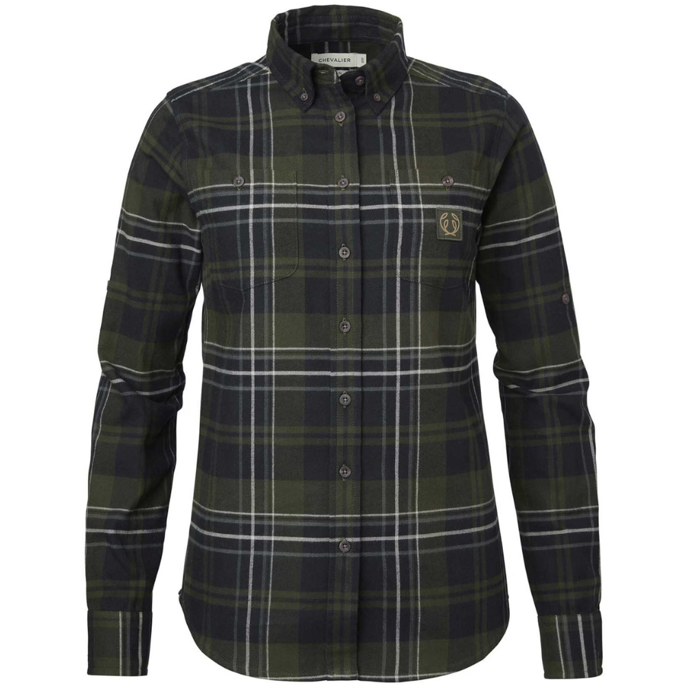 W's Heron Flannel Shirt October Green Checked