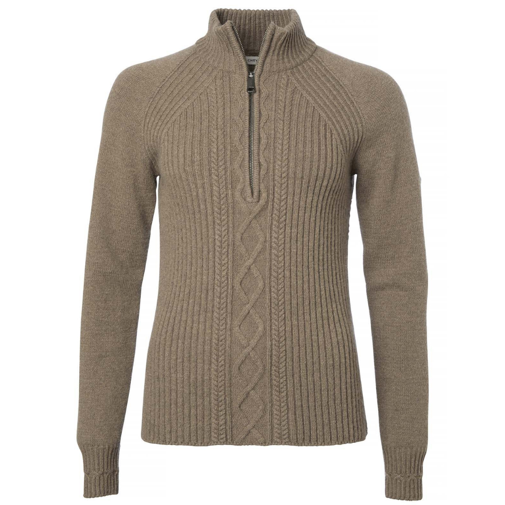 W's Stella Half Zip Ol Pullover Saddle Brown