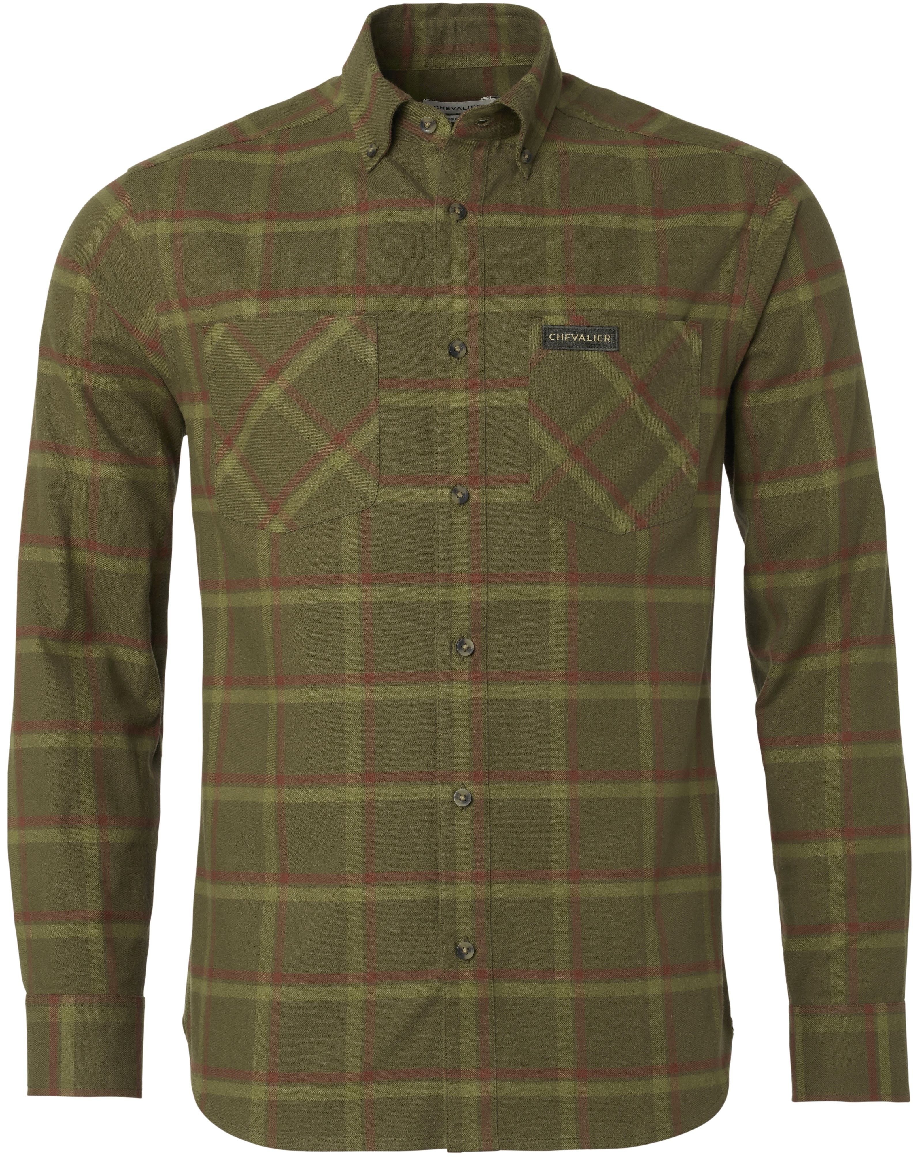 Willow Flannel Shirt Men Rowan Green Checked