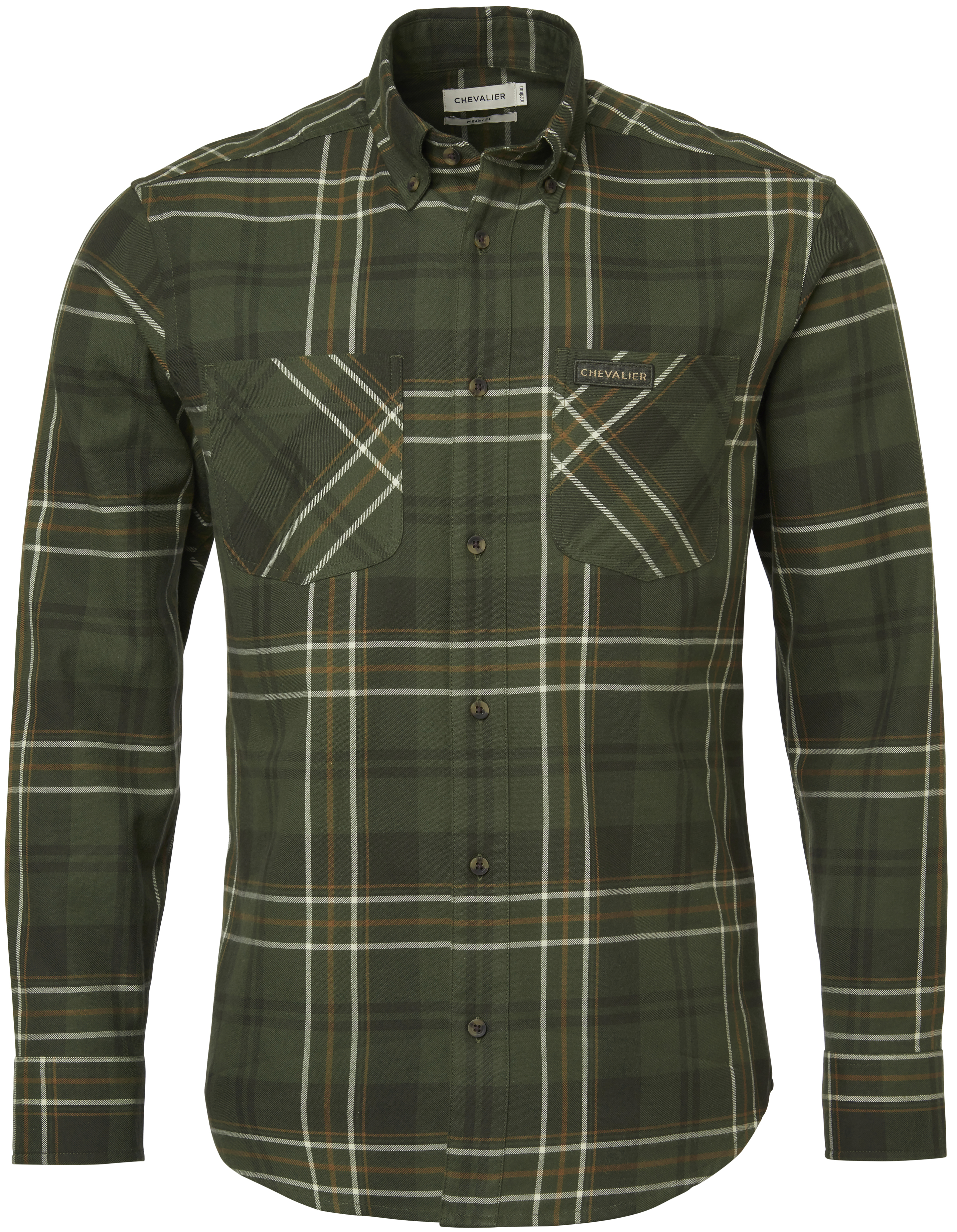Willow Flannel Shirt Men Shamrock Green Checked
