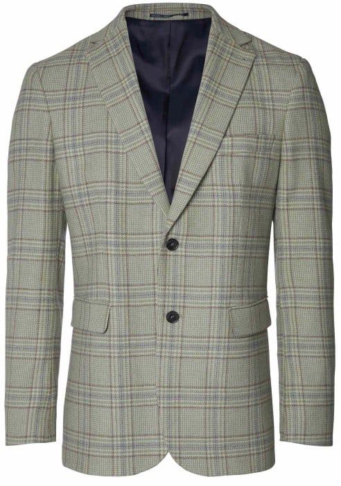 Wiston Tweed Blazer Men Willow Green Checked