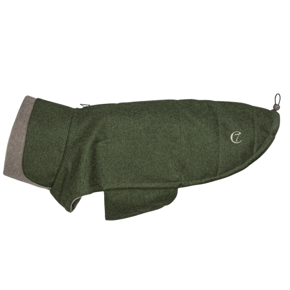 Brooklyn Dog Coat Flannel strl 3-5 Fern Green