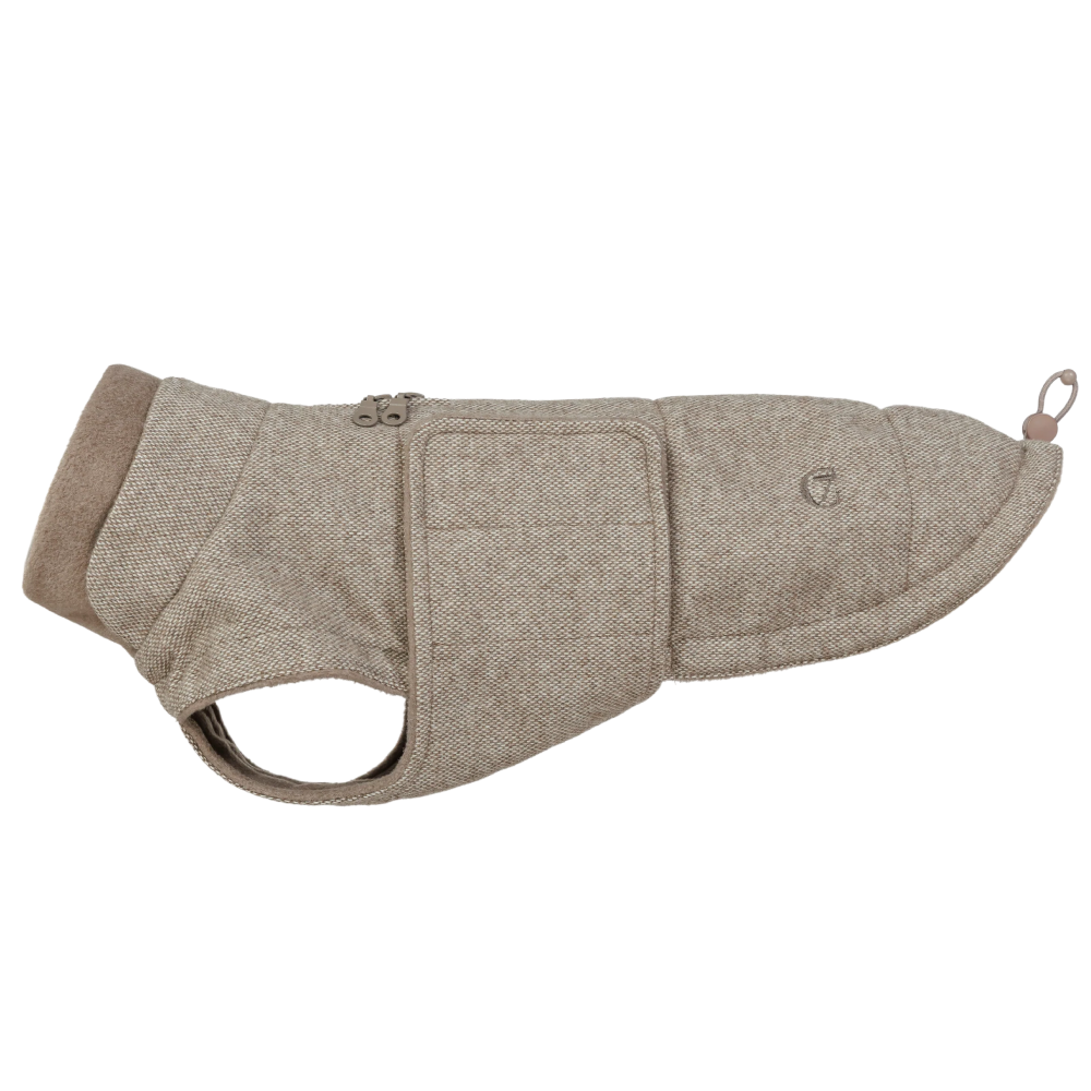 Brooklyn Winter Coat Tweed Dachshund size 2 Beige
