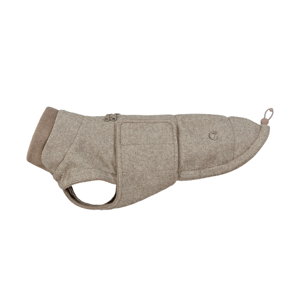 Brooklyn Winter Coat Tweed Dachshund size 3-5 Beige
