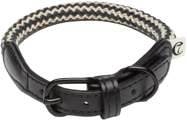 Collar Mauerpark XS-XL Zick Zack Black