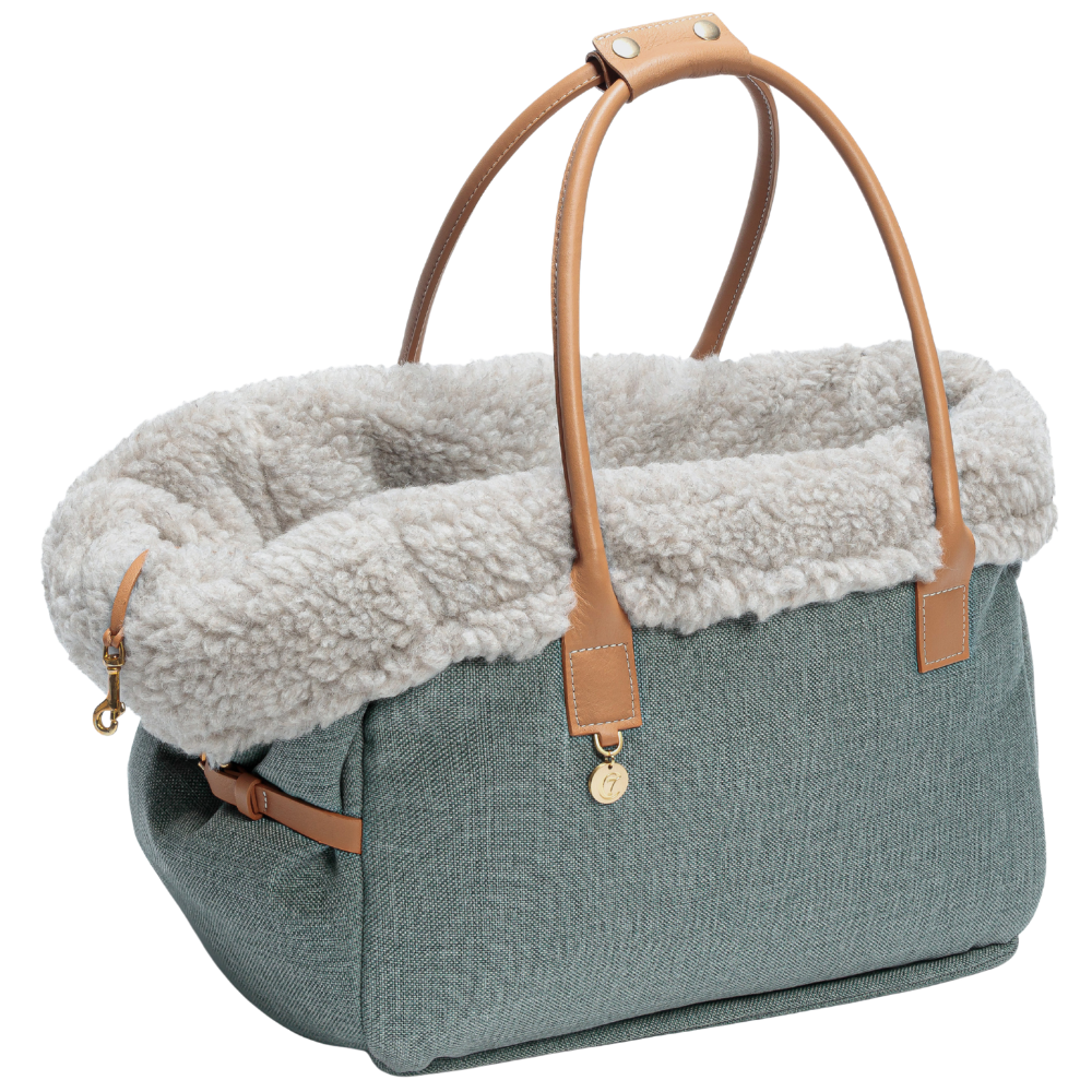 Dog Carrier Como L Petrol Grey