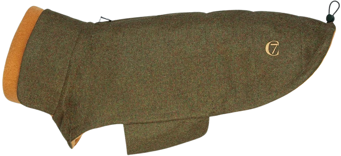Dog Coat Brooklyn Flanell size 6-9 Autumn Green