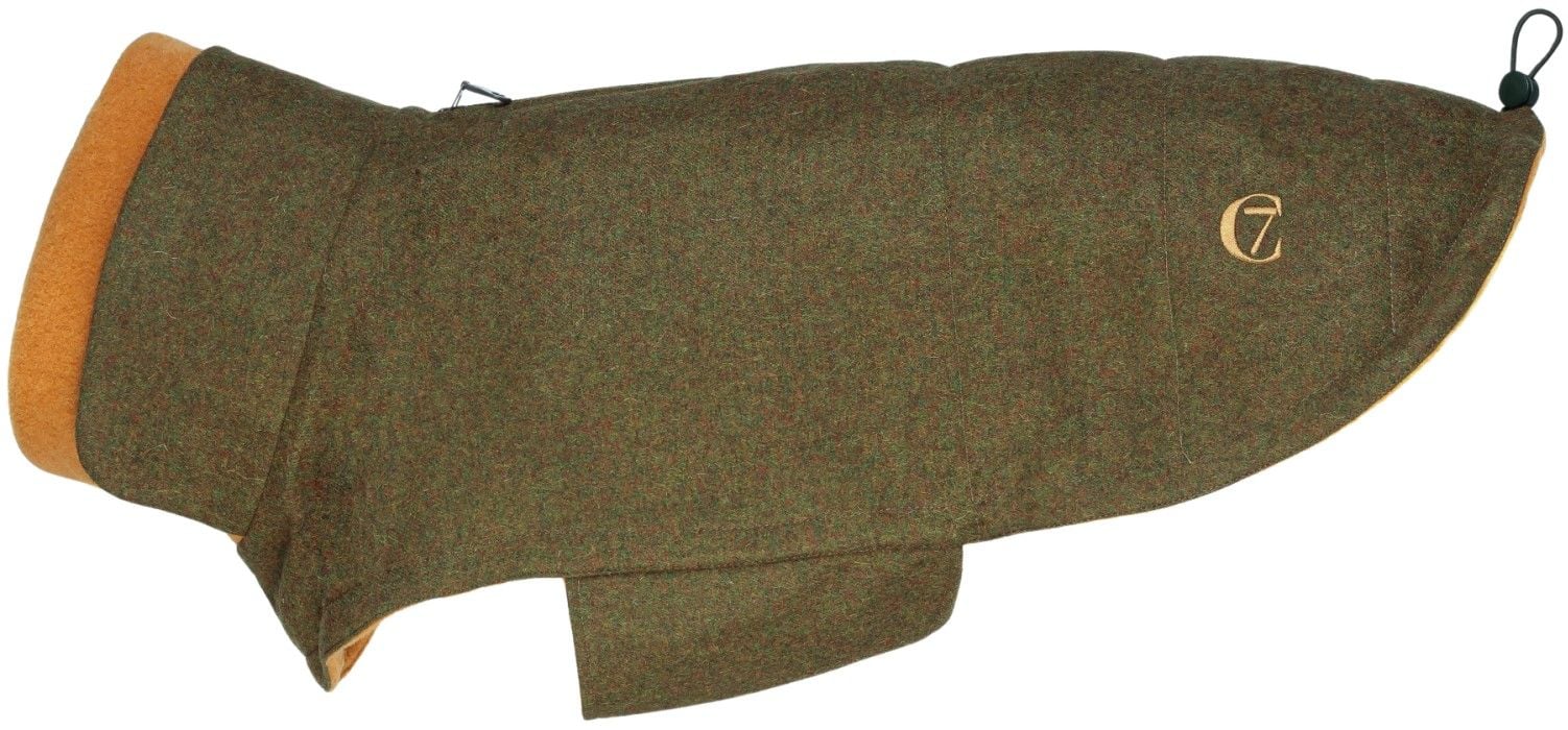 Dog Coat Brooklyn Flannel size 3-5 Autumn Green