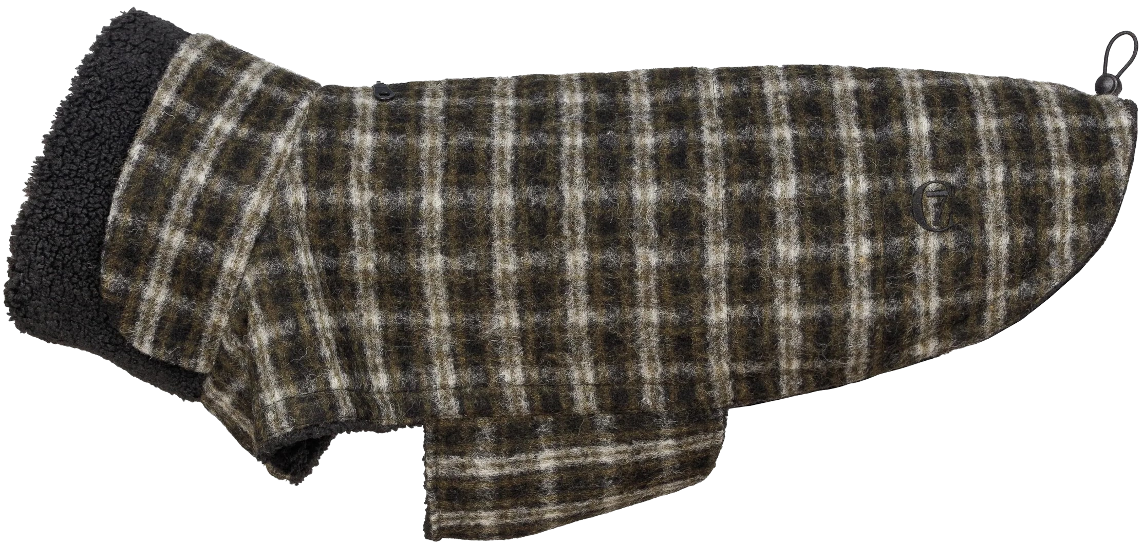 Dog Coat Brooklyn size 3-5 Plaid Green